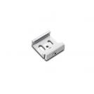 ACA LIGHTING - Wall mounting for three phase track white 4WSTW
