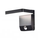 V-TAC - 20W LED Стенна Лампа Сензор черен Квадрат 4000K IP65 SKU: 2949 VT-11020