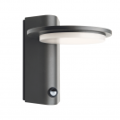 ACA LIGHTING - Wall garden luminaire with a sensor VALLE IP54 LG8205GPIR