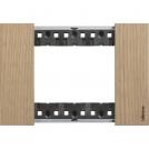 BTICINO - KA4803LM cover plate Living Now 3 modules - oak