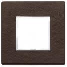 VIMAR - 21642.22 - Plate 2M leather tobacco