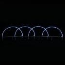 ACA LIGHTING - 124 LED светлини , мотив 4 арки, студено бяла светлина, външна употреба IР44 X081242221