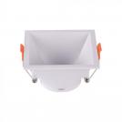 V-TAC - GU10 Fitting Square White SKU: 6638 