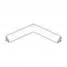 EGLO - accessory  profile aluminium 160X160 white 2М opal SURFACE PROFILE 1 98943
