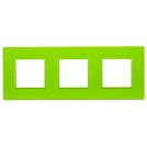 SCHNEIDER ELECTRIC - MGU4.706.28 декоративна рамка тройна био Unica Quadro
