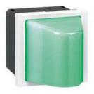 LEGRAND - Bulkhead - 12-24 V~/= - 0.6 W - 2 modules - Green 78562