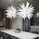 IDEAL LUX - LEAVES SP8 Bianco 111957 (1)
