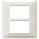 VIMAR - 14659.06 - Plate 6(3+3)M techn. granite white