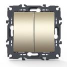ACA LIGHTING - Сериен ключ 10A PRIME Шампанско мат 1000110204