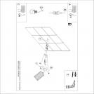 SOLLUX - White wall lamp KARBON with switch 10W GU10 SL.1541 (5)