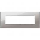 VIMAR - 22657.83 - Plate 7M metal black chrome