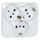 ATRA - Contact triple Classic 11 white  5311 16A 250V
