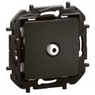 LEGRAND - Socket TV type F connector 1.5dB Black Niloe New NP4100BK