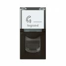 LEGRAND - RJ 45 socket Mosaic - LCS² - Cat. 6 - FTP - 1 module - black 79162