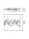 SMARTER - ceiling luminaire   GHOST   05-571  E27, 2 x max. 42W  (1)