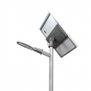 ULTRALUX - LED street lamp with solar panel ∅60, 12W, 4000K, 140°х90°, SMD2835, IP65 SSL12P76