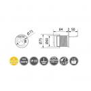 GTV Lighting - Desk recessed power socket CHARGER MINI Ø 60 AE-BPW1S1UCH-53 (4)