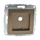 MONO ELECTRIC - MONO ELECTRIC -  Face plate for Television Rosette DESPINA, MN-500-002305-175, BRONZE