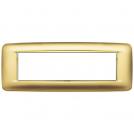 VIMAR - 20687.G21 - Eikon Chrome Round Рамка 7М италиански стандарт Satin gold