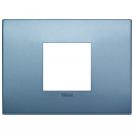 VIMAR - 19652.76 - Classic plate 2centrM techno matt blue