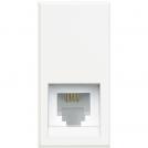 BTICINO - HD4258C11N RJ11 telephone connector - connection type K10 - white 