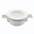 V-TAC -  GU10 Gypsum Fitting With Frost Glass Round SKU: 3692 | VT: 801