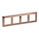 LEGRAND - Четворна рамка Valena Life 754164 мед
