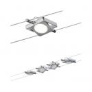 PAULMANN - 94107  LED cable system MacLED basic set✴4x200lm ⚡4x4.3W⚡ 2700K ~230/12V✴matt chrome