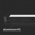 V-TAC - 22W LED Магнитен Линеен Осветител 3000K Черно Тяло SKU: 10249 (5)