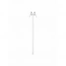 NOVA LUCE - Spot Sand white aluminum LED 4W 3000K 177lm D:5cm H:44cm STILVI 9232146