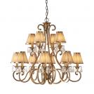 INTERIORS 1900 - Полилей OKSANA antique brass  63521  E14, 12X40W