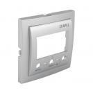 EFAPEL - Face plate for Thermostat with IR control ALUMINIUM 90749 TAL LOGUS 90