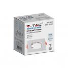 V-TAC - GU10 Корпус Квадрат бяла SKU: 6642 (2)