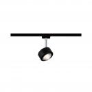 PAULMANN - LED track spot  96927  URail  Aldan single spot • 498lm  8W  2700K  dimmable ~230V • Black matt