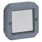 LEGRAND - Влагозащитен Девиаторен ключ 16А Plexo New Сив 69523L