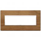VIMAR - 21657.31 - Plate 7M wood Italian walnut