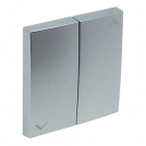 EFAPEL - Face plate for Blinds control BUTTON ALUMINIUM 90612 TAL LOGUS 90