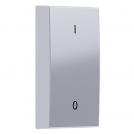 ACA LIGHTING - MODYS BUTTON WITH INDICATOR & SYMBOL 0-1 1M. SILVER 10101333065
