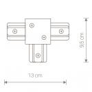 NOWODVORSKI -  PROFILE RECESSED T- CONNECTOR WHITE 8834 (1)