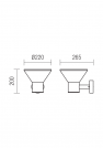 REDO GROUP - Аплик WIT 9686 AP E27 18W IP54 DG (1)