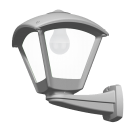 FUMAGALLI - Garden Wall Lamp Body colour: Grey + Clear Diffuser 96DARIO250W/GR