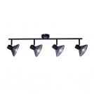 ACA LIGHTING - Wall luminaire  TNK2834SB   WALL MOUNTED 4ΧΕ14 PALOMA BLACK METAL 75X13X19CM