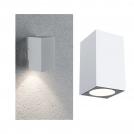 PAULMANN - LED Фасаден аплик  94329   FLAME ⚡ IP44 ⚡ square ⚡ 58x75mm ⚡ 3000K⚡ 3.8W ⚡ 320lm ⚡230V ✴ Бял алуминий 