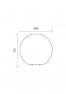 REDO GROUP - Градинска декоративна сфера BALOO 9971 CD 56CM E27 1X23W IP65 OPAL (2)