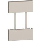 BTICINO - KM51 Covers for European/american sockets items KM4125 - KM4126 - KM4129- 2 module - sand