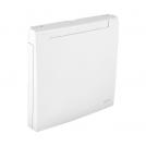 EFAPEL - Face plate for Outlet with lid SCHUKO IP44 WHITE 90634 TBR LOGUS 90