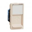 SCHNEIDER ELECTRIC - NU341044 Cat. 5 UTP socket ivory 1 module