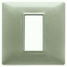 VIMAR - 14641.72 - Plate 1M metal metallized green