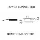 NOVA LUCE - Feed Connector for Magnetic Rail (To Connect The Final Profile With Driver)   9252011  POWER CONNECTOR  BUXTON MAGNETIC