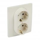 LEGRAND - 764634 Double 2P+E socket ivory